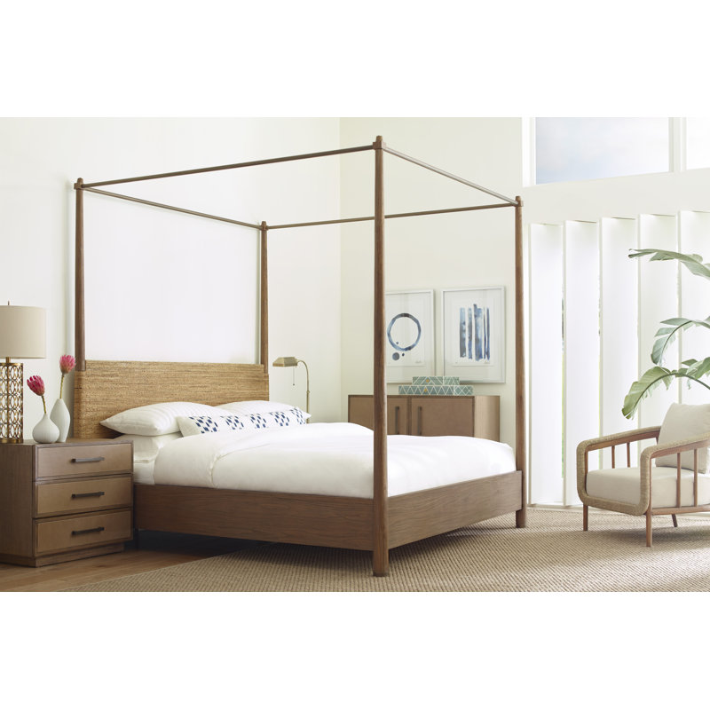 Brownstone Furniture Gemma Low Profile Canopy Bed Wayfair